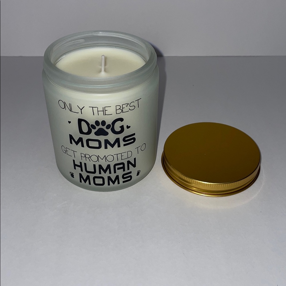 NIB Dog Moms Soy Candle - Gold Lid